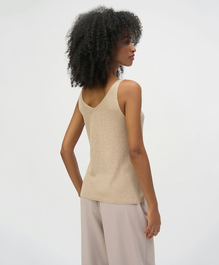 Dames top beige