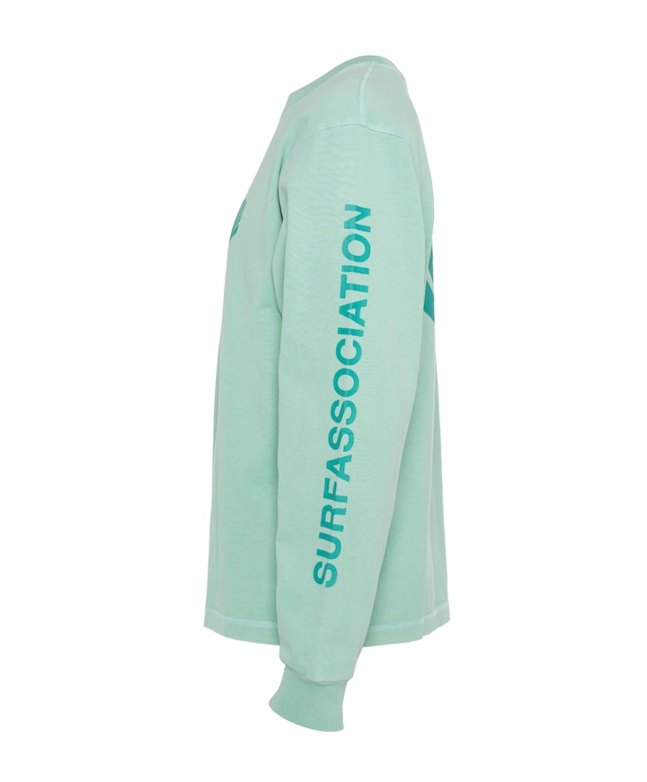 Heren longsleeve groen