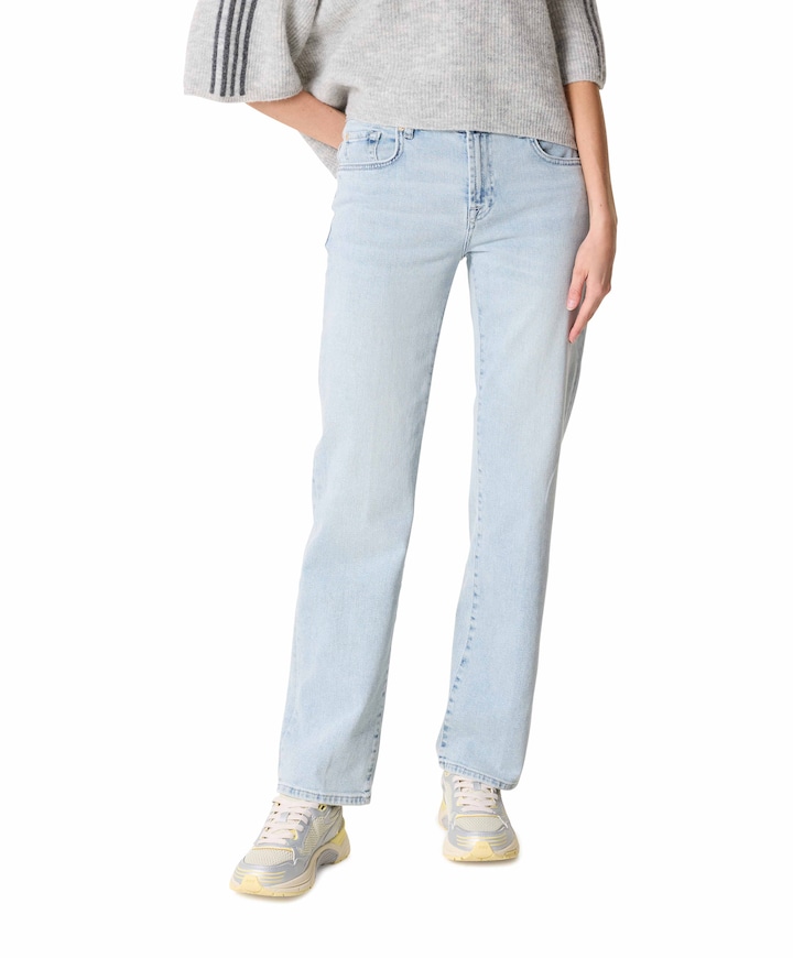 Calie Straight dames jeans blauw