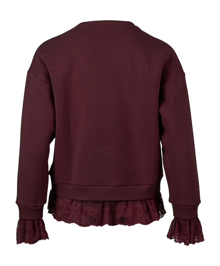 Dames sweater bordeaux