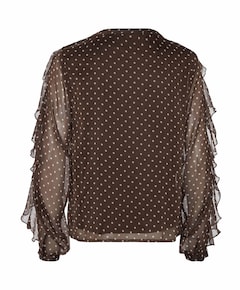 Dames blouse bruin
