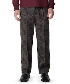 Jacquard Elastic Waist Pants heren pantalon multicolor