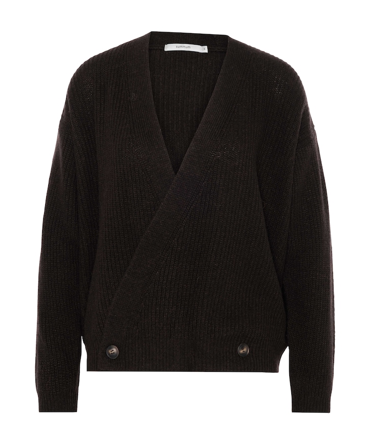 Dames vest bruin