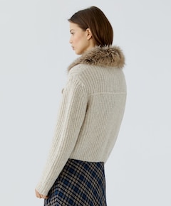 Dames vest beige