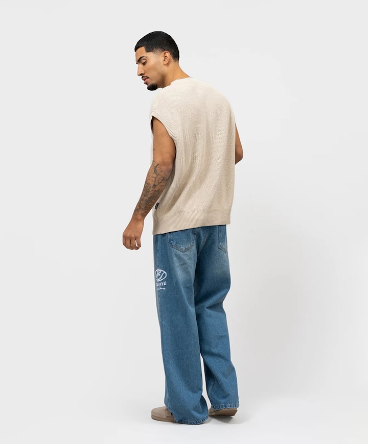 Uniseks singlet beige