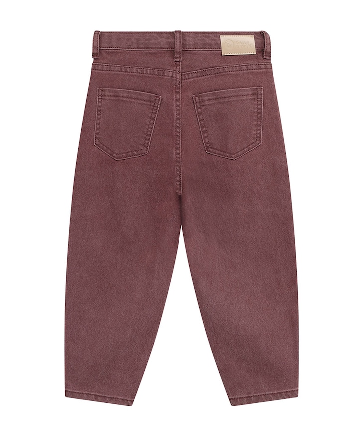 Barrel Fit Washed meisjes jeans paars