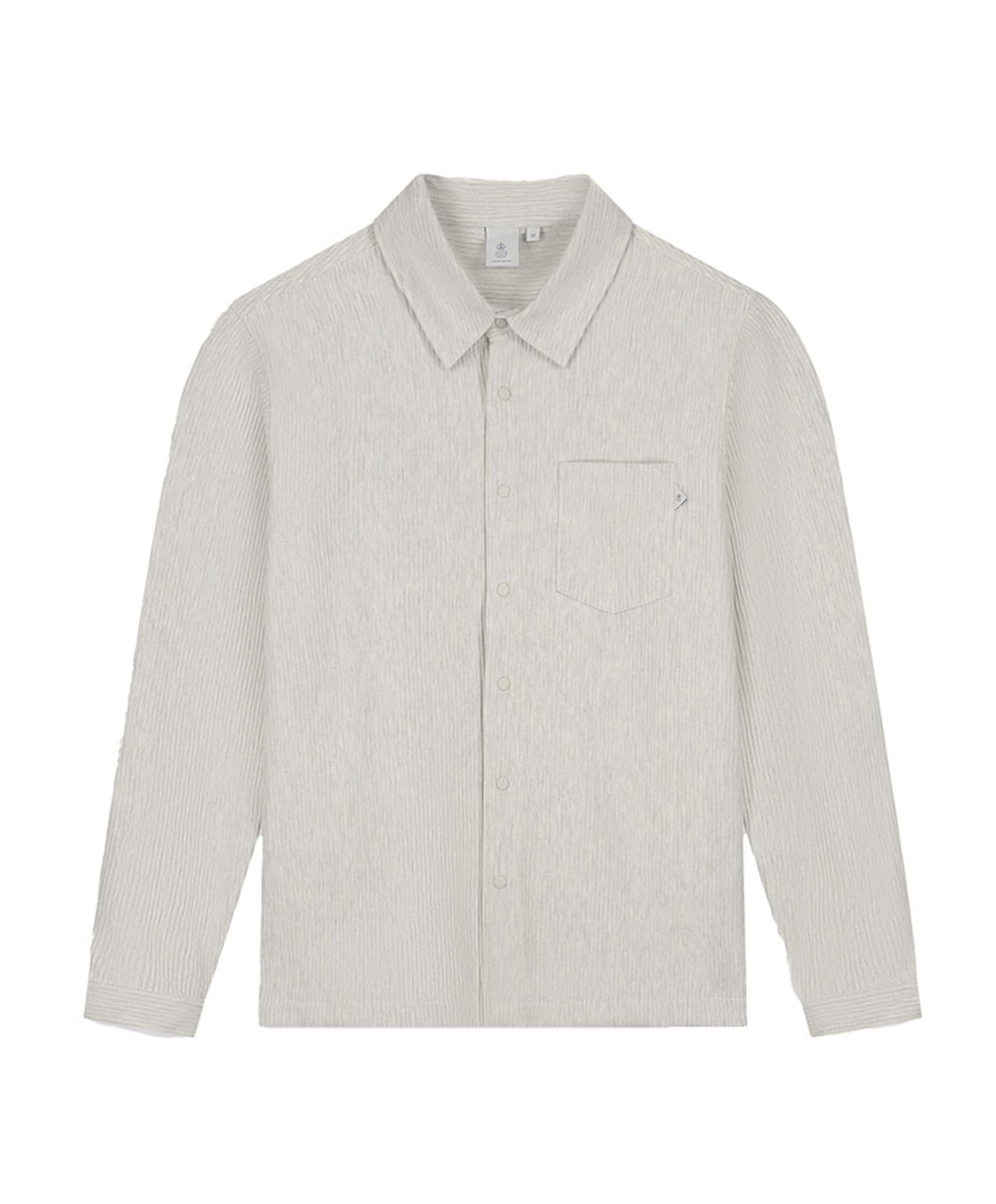 Heren overshirt beige