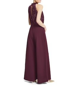 dames jumpsuit bordeaux