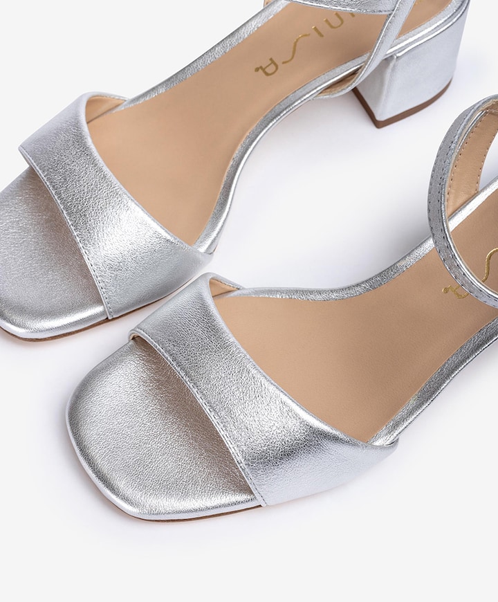 Kirk  dames sandalets zilver