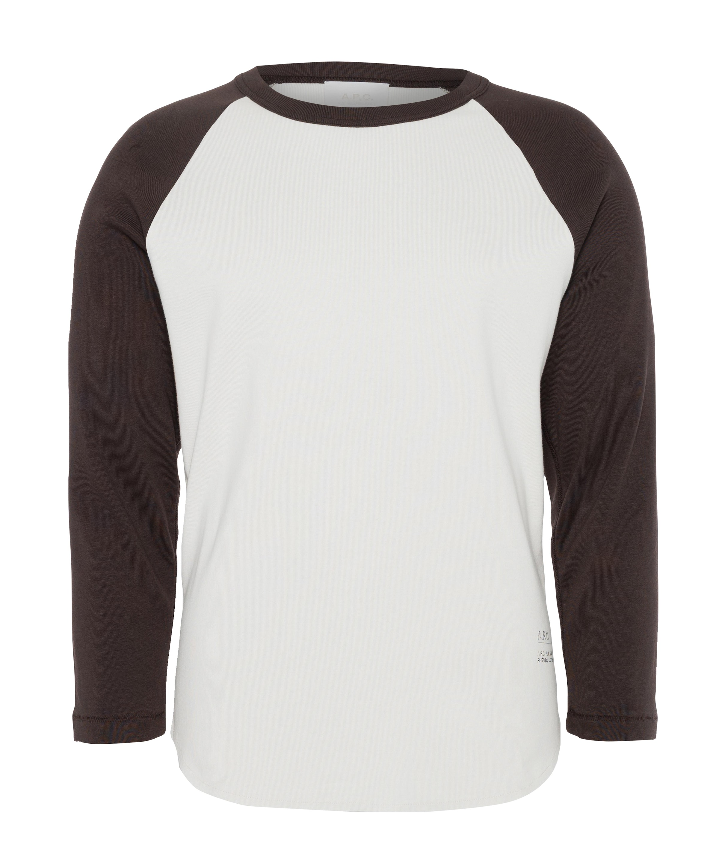 Heren longsleeve beige