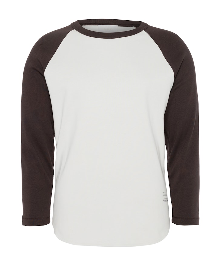 Heren longsleeve beige