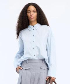 Dames blouse blauw