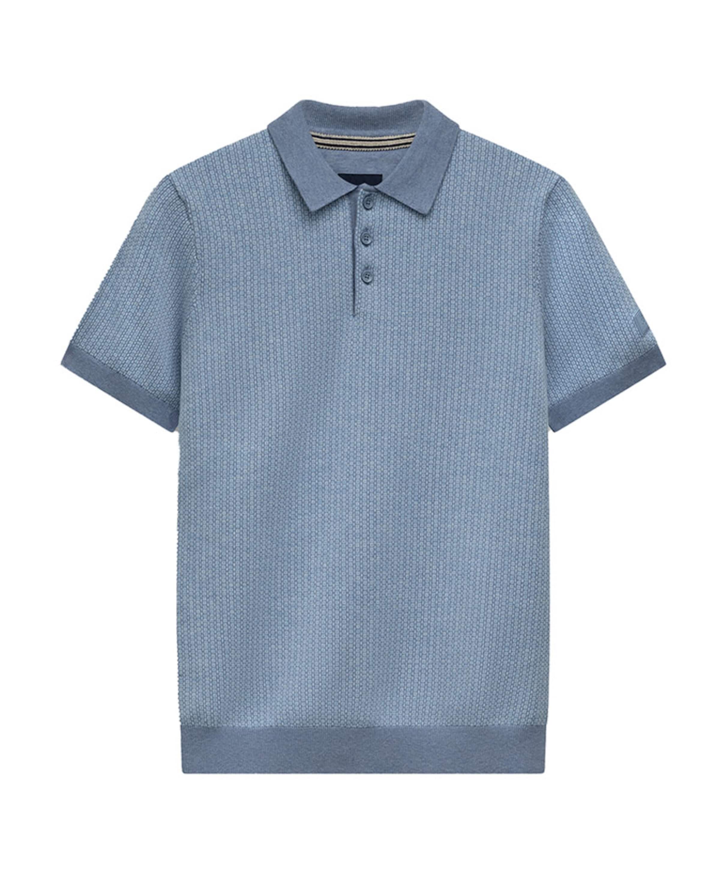 Heren polo blauw