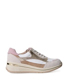 Women Lace-up dames sneakers wit