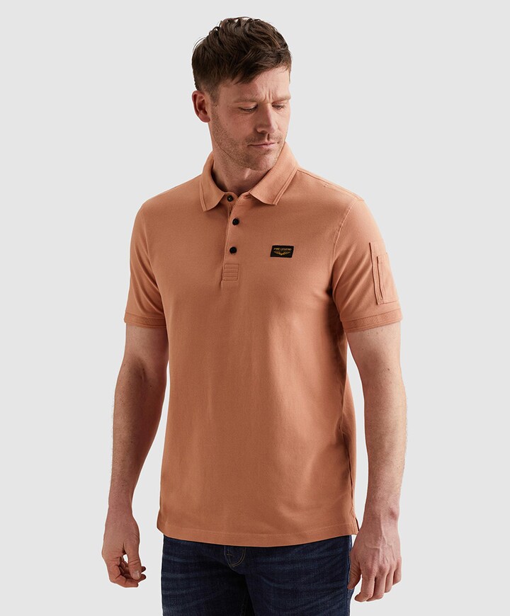 Heren polo roze