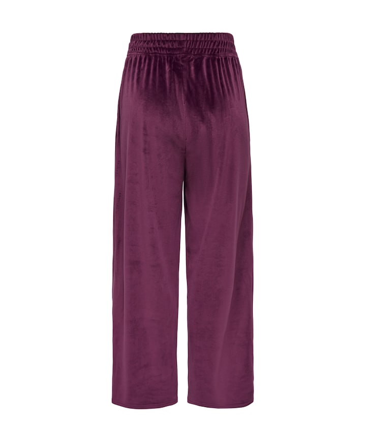 ONPELSA HW WIDE VELVET PNT dames trainingsbroek bordeaux