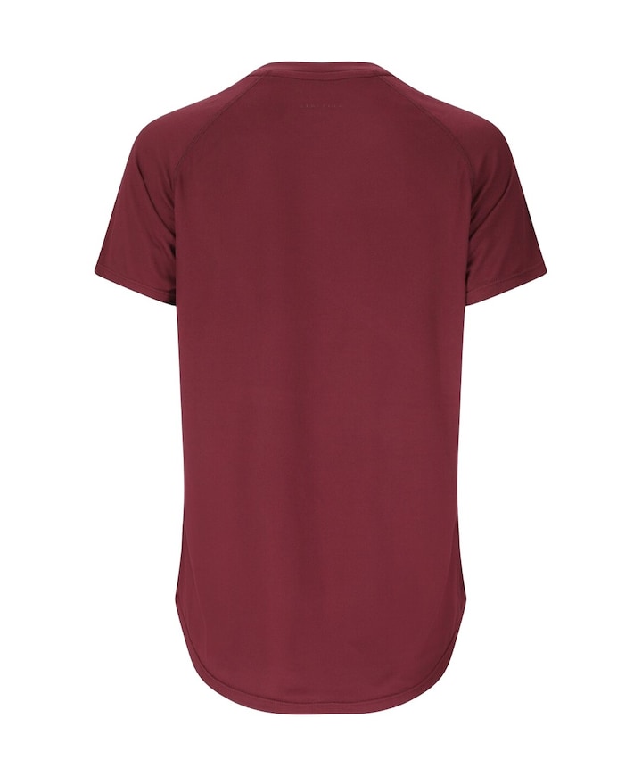 Dames t-shirt bordeaux