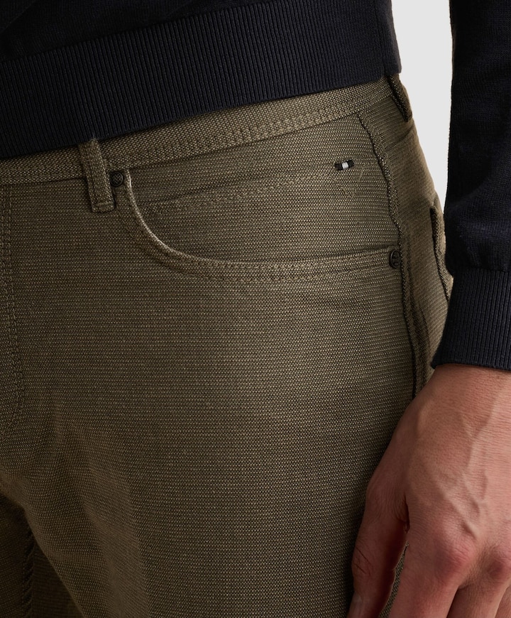 V7 RIDER 2.0 YARN DYED heren broek groen
