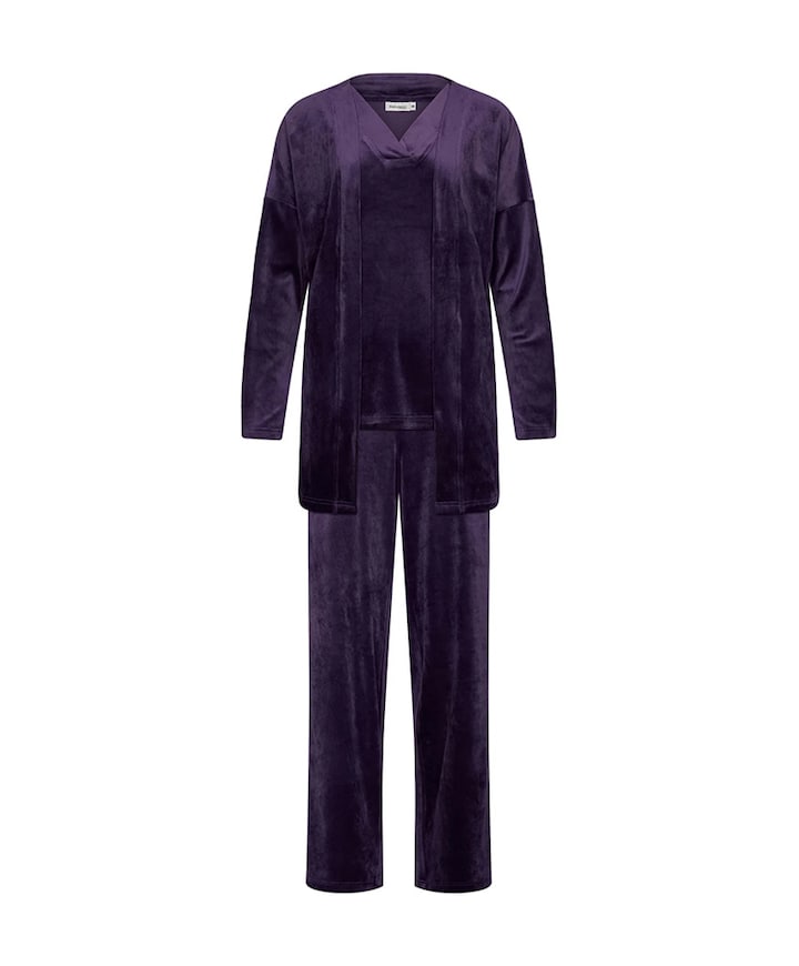 Dames huispak paars