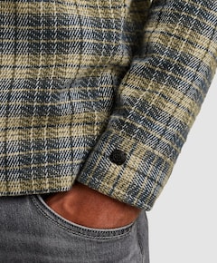 Heren overshirt grijs