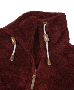 Dames vest bordeaux
