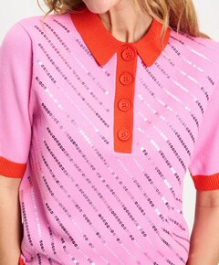 Dames polo roze