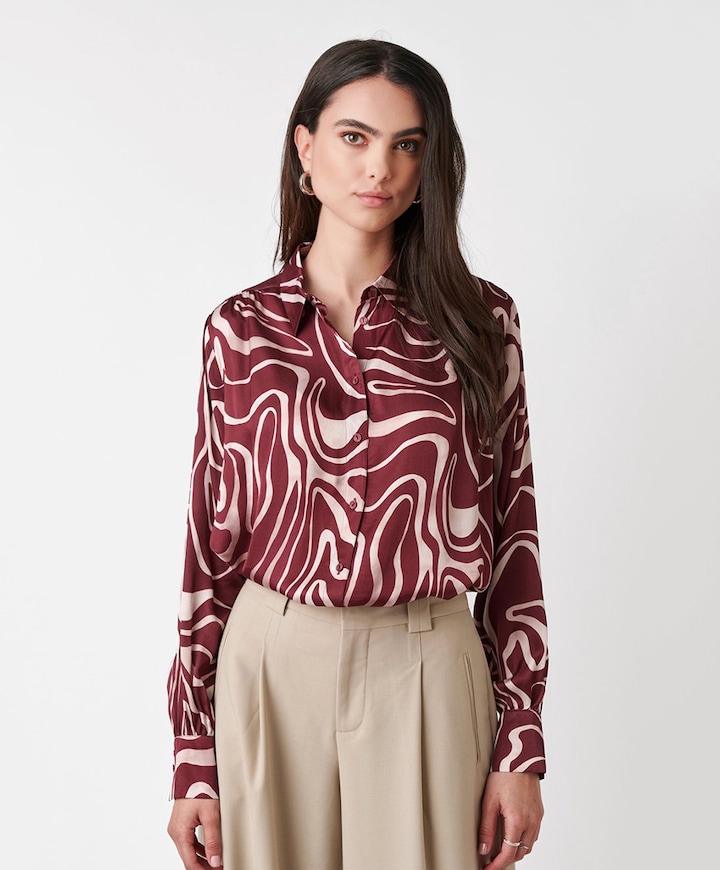 Blouse bordeaux