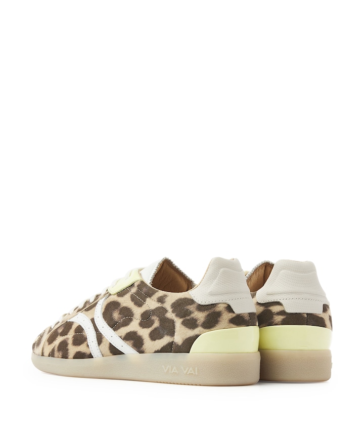 Nilla Khloe dames sneakers bruin