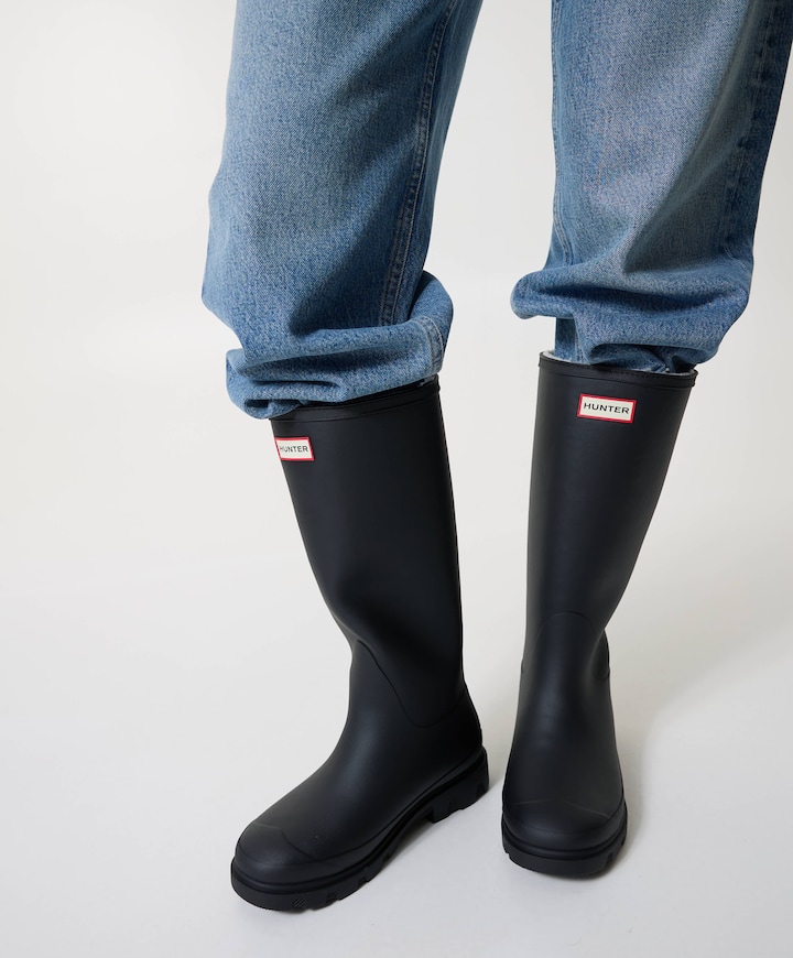 DOWNPOUR TALL INSULATED BOOT dames laarzen zwart