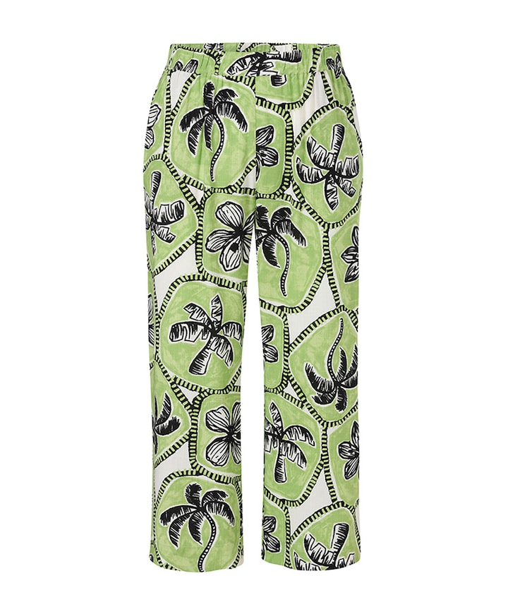 7/8 dames broek groen