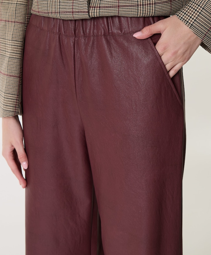 dames broek bordeaux
