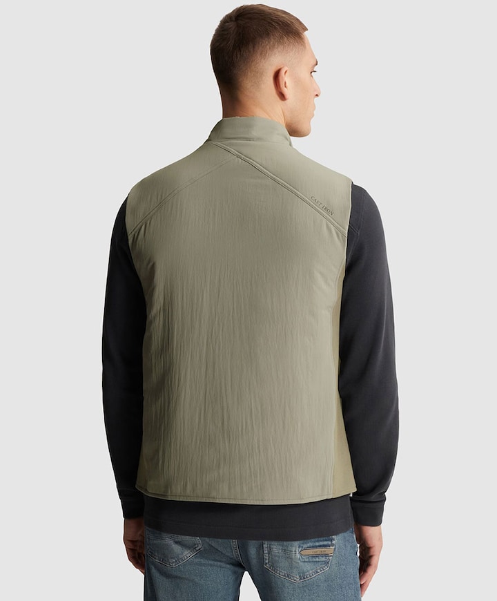 Heren bodywarmer groen