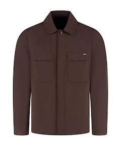 Heren overshirt bruin