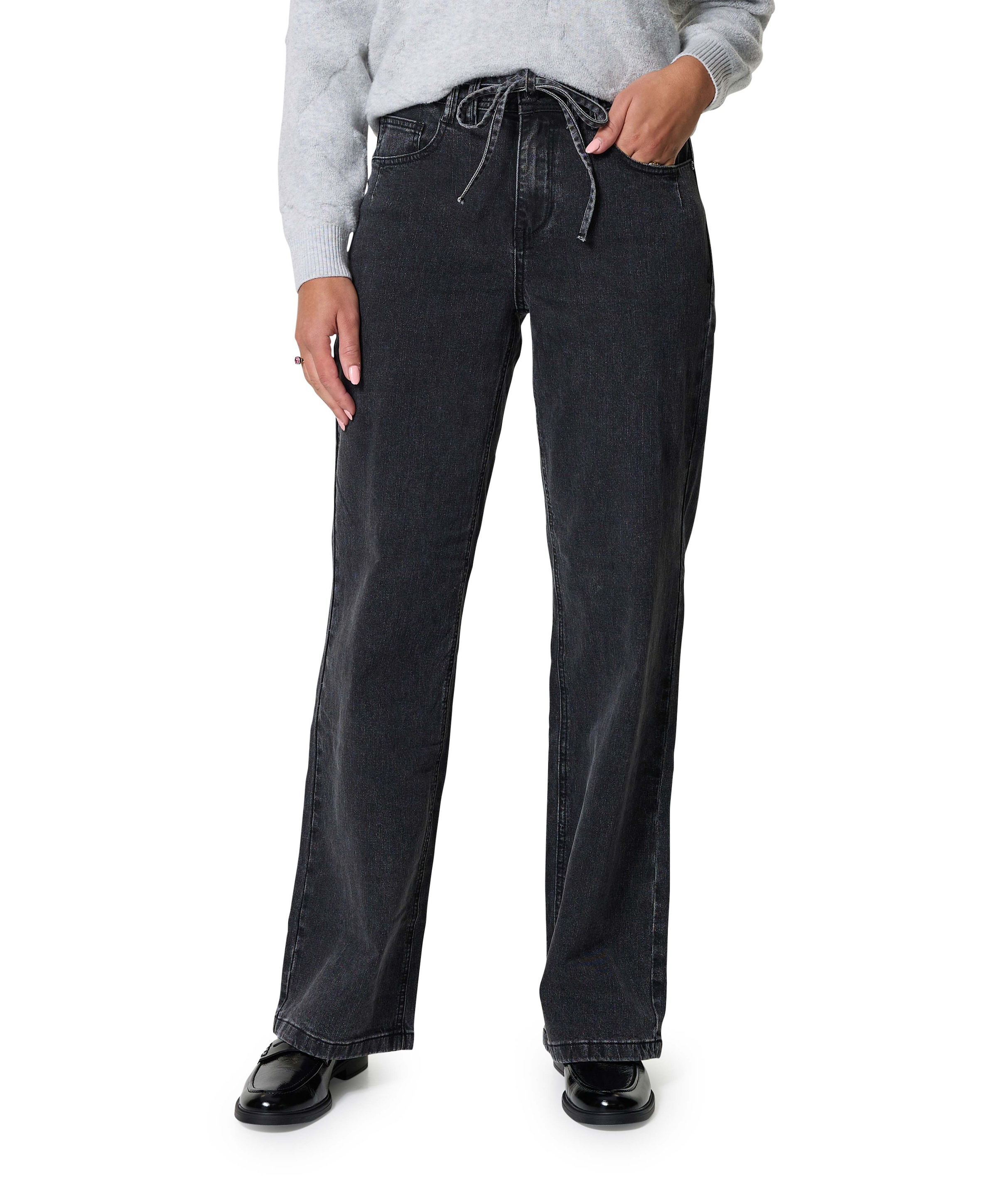 Claudette Belt jeans zwart