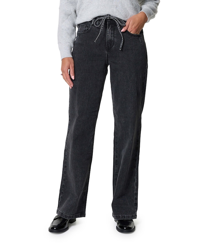 Claudette Belt jeans zwart