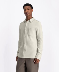 Heren overshirt beige