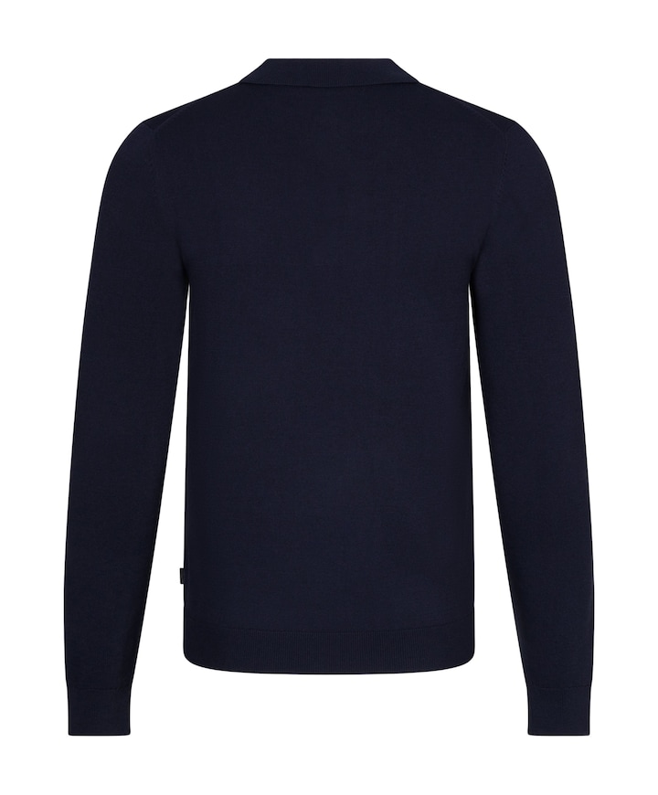 Heren polo blauw