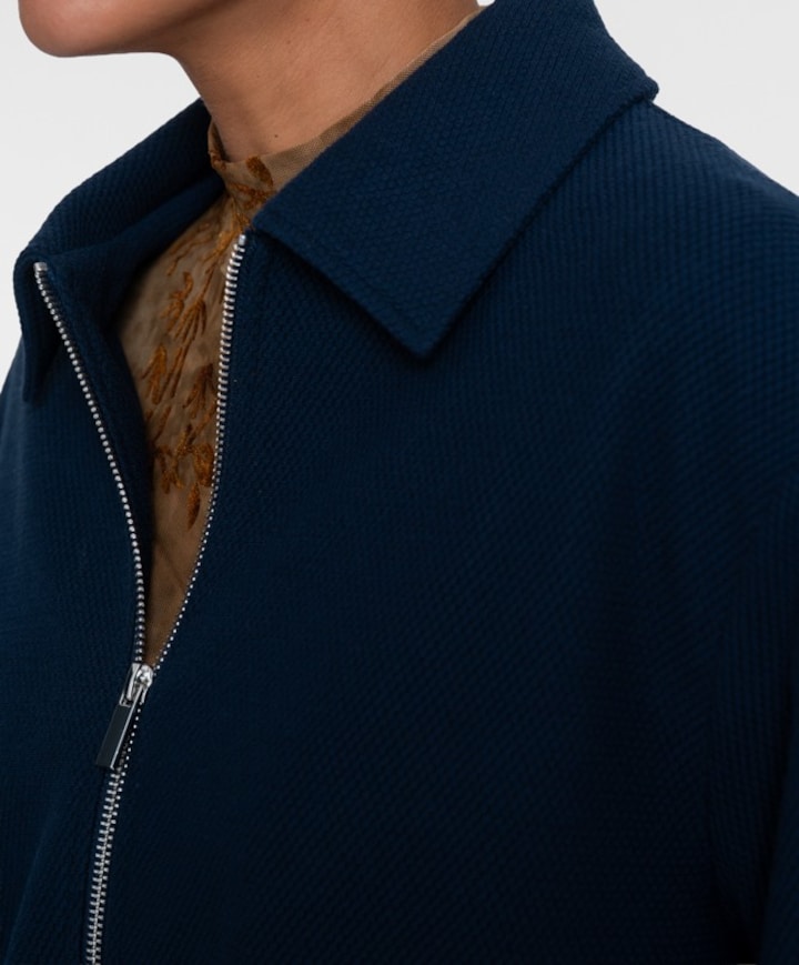 Dames jas blauw