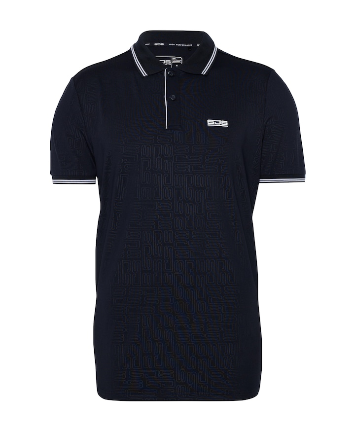 Heren polo blauw