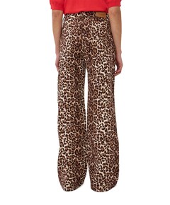 Scarlet leopard dames broek bruin