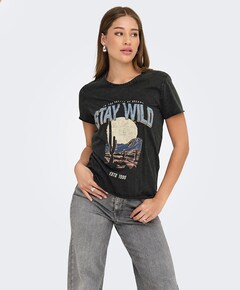 T-shirt zwart