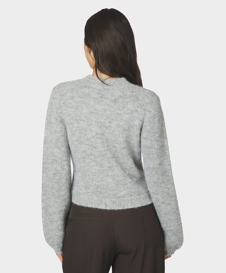 Dames vest grijs