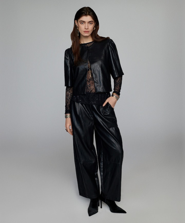 Dames top zwart