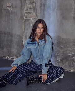 Dames spijkerjas  blauw