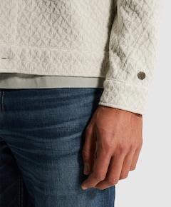 Heren overshirt beige