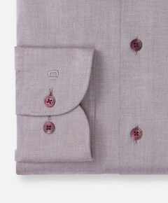 Heren overhemd lange mouw bordeaux
