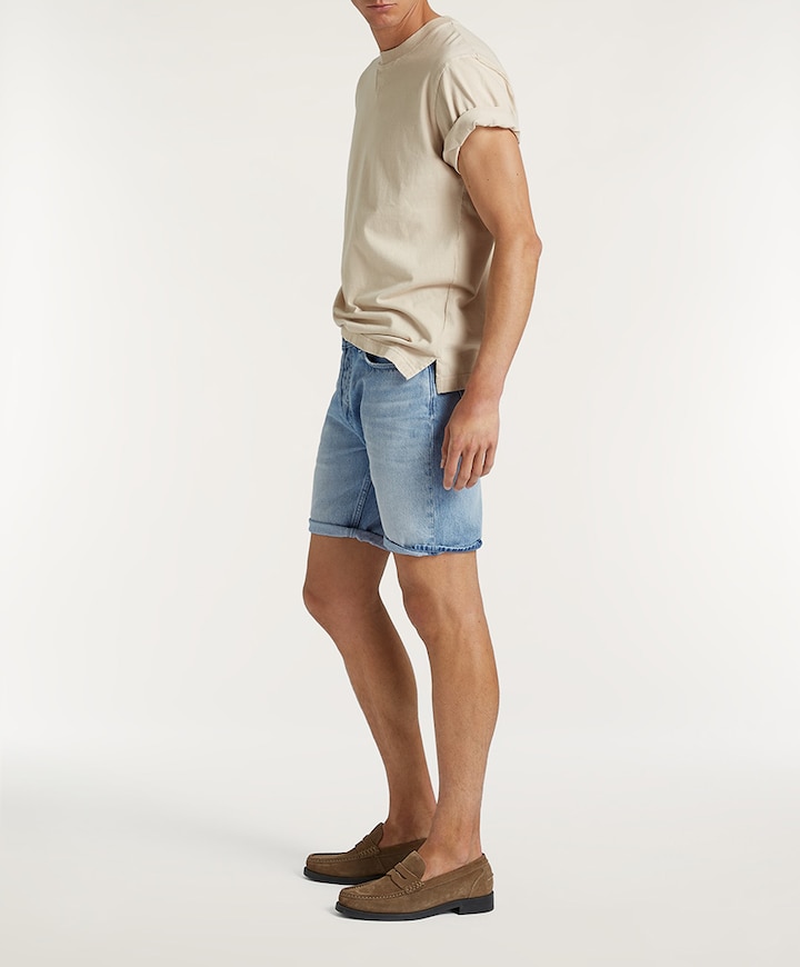 RIDGE SHORT R 037 heren jeans blauw