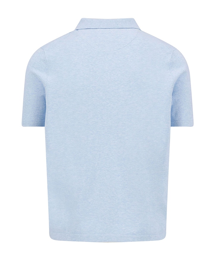 Heren polo blauw