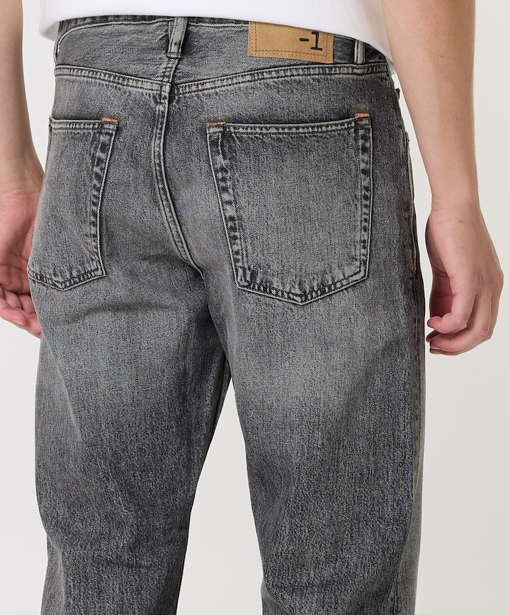 Relaxed leg heren jeans grijs