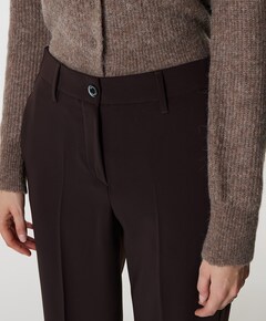 Wide leg pantalon bruin
